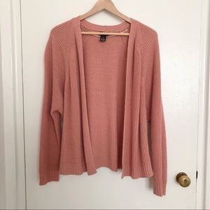 Rue21 Pink Knit Cardigan